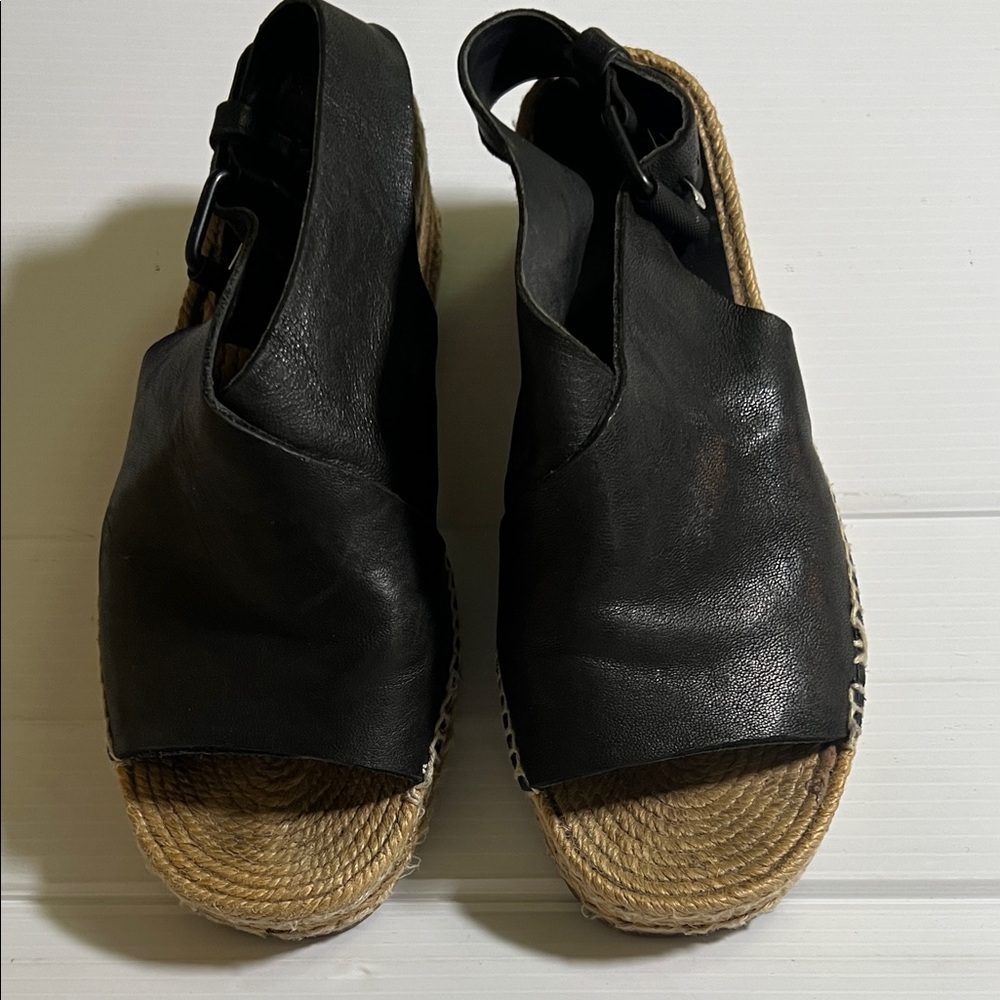 RAG & BONE NEWYORK LEATHER ESPADRILLES‎ SANDALS SIZE 7